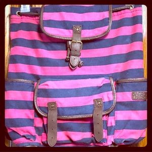 Aeropostale pink and blue backpack